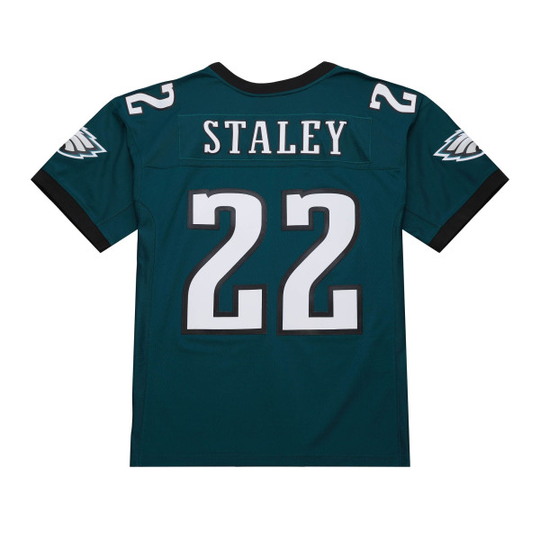 Deuce Staley #22 Philadelphia Eagles 2002 Legacy Throwback NFL Jersey Green