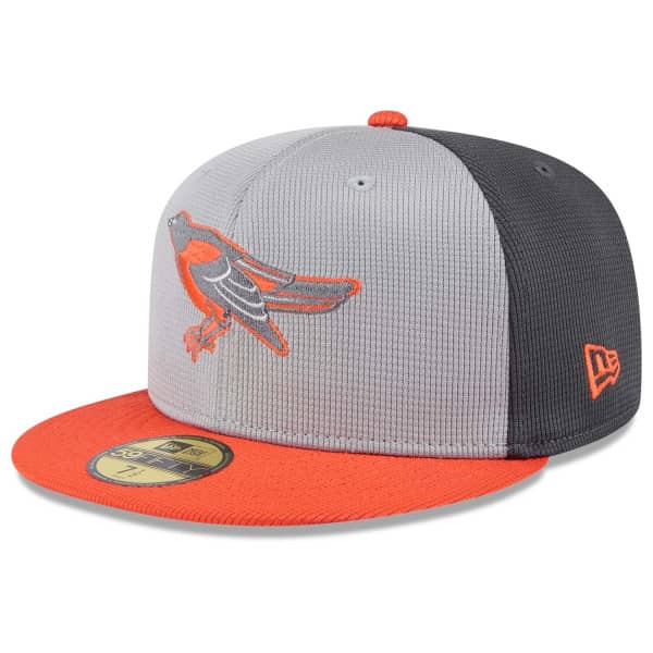 Baltimore Orioles Colorway 2025 MLB Batting Practice 59FIFTY Fitted Cap Gray