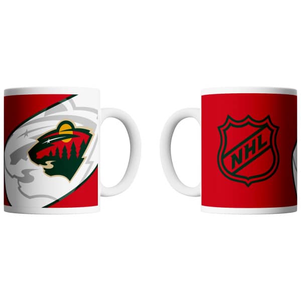 Minnesota Wild Shadow Logo & Shield NHL Mug (330 ml)