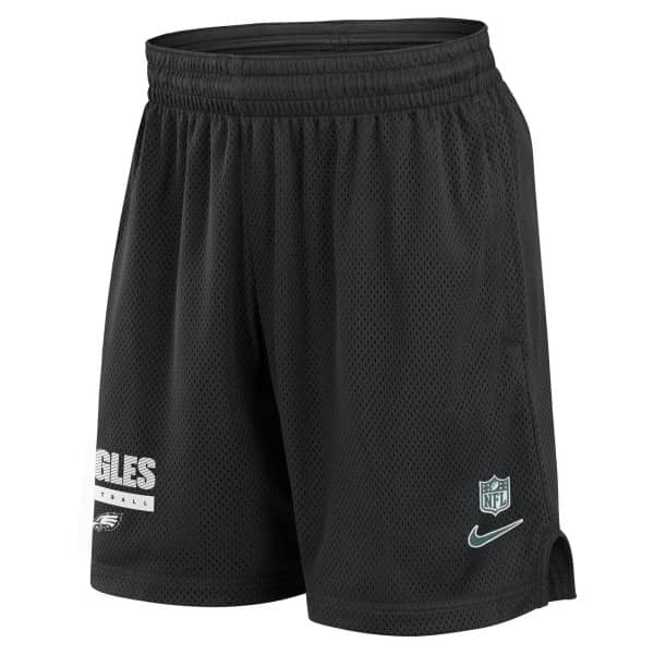Philadelphia Eagles 2024 NFL Sideline Mesh Nike Dri-FIT Shorts Black