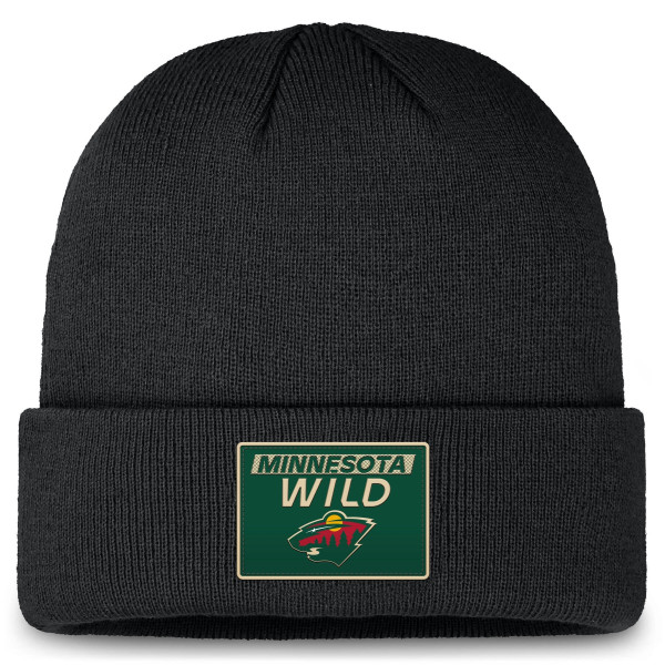 Minnesota Wild 2024/25 NHL Authentic Pro Beanie Knit Hat Black