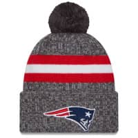 New England Patriots Gray 2023 NFL Sideline New Era Sport Knit Wintermütze