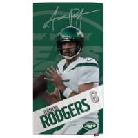 Aaron Rodgers New York Jets NFL Beach Towel