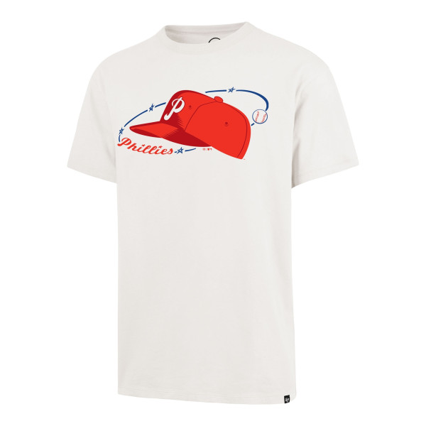 Philadelphia Phillies Vintage Logo '47 Drop Shoulder MLB T-Shirt Sandstone