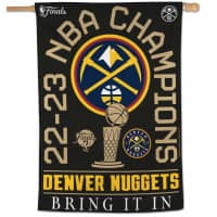 Denver Nuggets 2023 NBA Champions Banner Flag