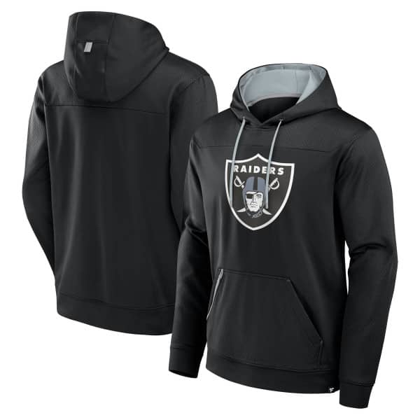 Las Vegas Raiders Defender Dot Faded NFL Hoodie Schwarz