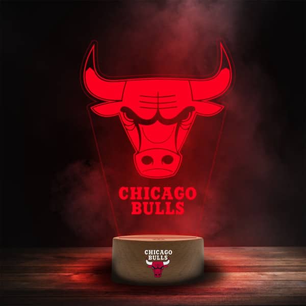 Chicago Bulls NBA Team Logo LED-Leuchtschild