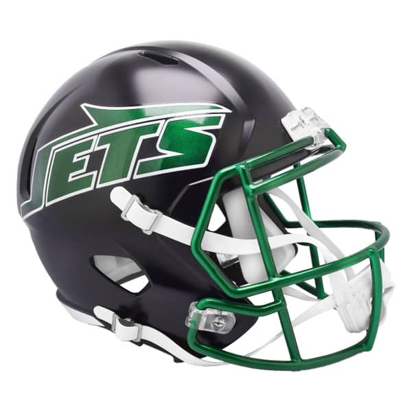 New York Jets Replica On Field Alternate NFL Speed Full Size Helmet Black