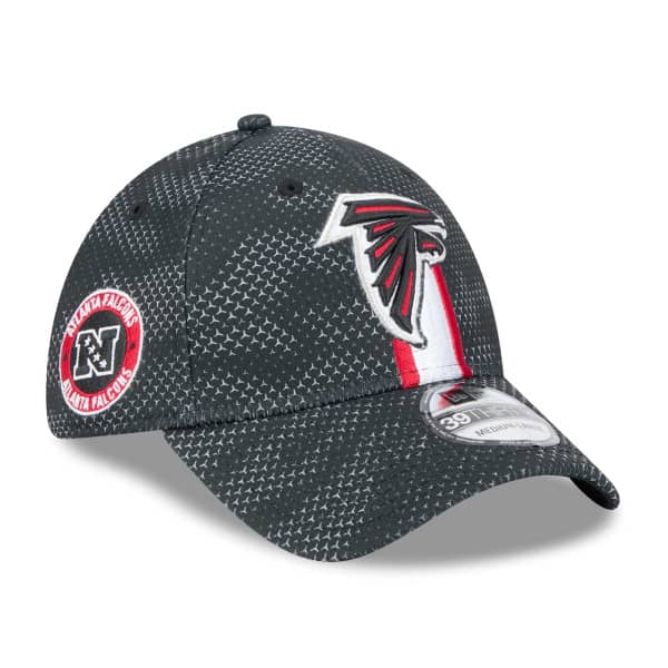 Atlanta Falcons 2024 NFL Sideline New Era 39THIRTY Flex Cap Black