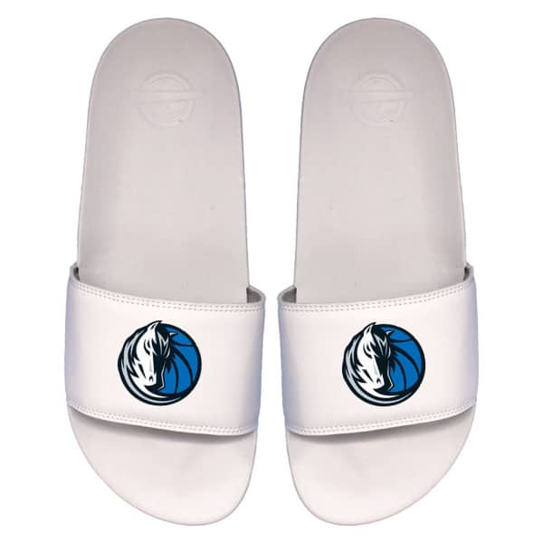 Dallas Mavericks Primary Logo ISlide NBA Slipper Badelatschen Weiß