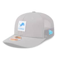 Detroit Lions 2025 NFL On-Field Sideline 9SEVENTY Trucker Snapback Cap CW Gray