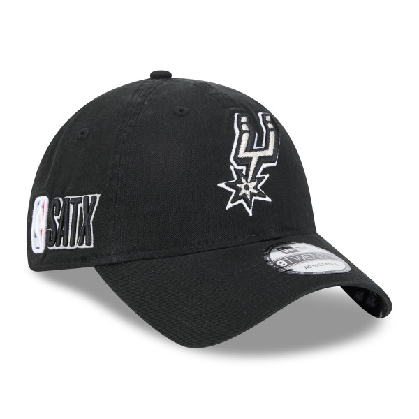 San Antonio Spurs 2024 NBA Tip-Off New Era 9TWENTY Adjustable Cap Black