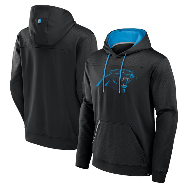 Carolina Panthers Defender Dot Faded NFL Hoodie Black
