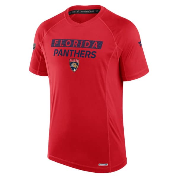 Florida Panthers 2024/25 Authentic Pro Rink Tech NHL T-Shirt Red