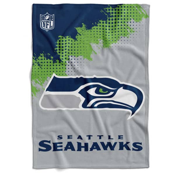 Seattle Seahawks Corner Fleece NFL Blanket