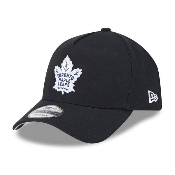 Toronto Maple Leafs New Era 9FORTY A-Frame Trucker NHL Cap Schwarz