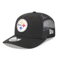 Pittsburgh Steelers New Era Stretch-Snap 9SEVENTY NFL Trucker Cap Black