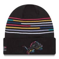 Detroit Lions 2025 NFL Crucial Catch New Era Knit Hat