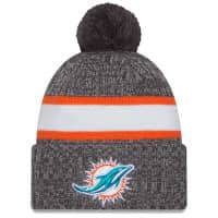 Miami Dolphins Gray 2023 NFL Sideline New Era Sport Knit Hat