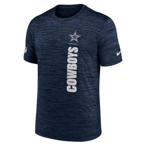 Dallas Cowboys 2024 NFL Sideline Nike Velocity Performance T-Shirt Navy