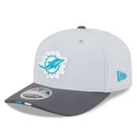 Miami Dolphins 2025 NFL Training Camp New Era 9SEVENTY Stretch-Snap Cap CW Gray
