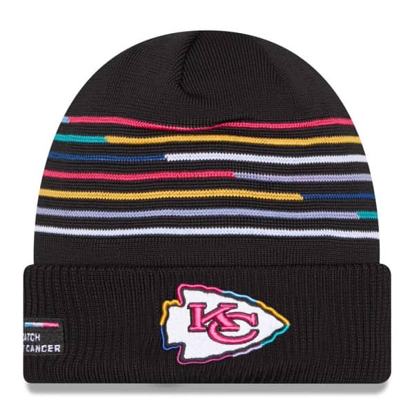 Kansas City Chiefs 2025 NFL Crucial Catch New Era Knit Hat