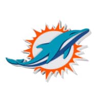 Miami Dolphins NFL 3D Foam Logo Wall Sign