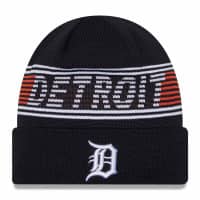 Detroit Tigers Authentic 2024 MLB Clubhouse New Era Beanie Knit