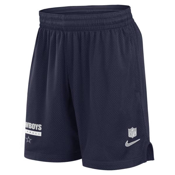 Dallas Cowboys 2024 NFL Sideline Mesh Nike Dri-FIT Shorts Navy
