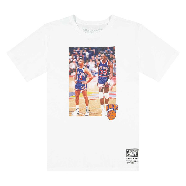 Mark & Patrick New York Knicks Mitchell & Ness Photo NBA T-Shirt