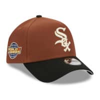 Chicago White Sox Harvest New Era A-Frame Trucker MLB Cap Braun
