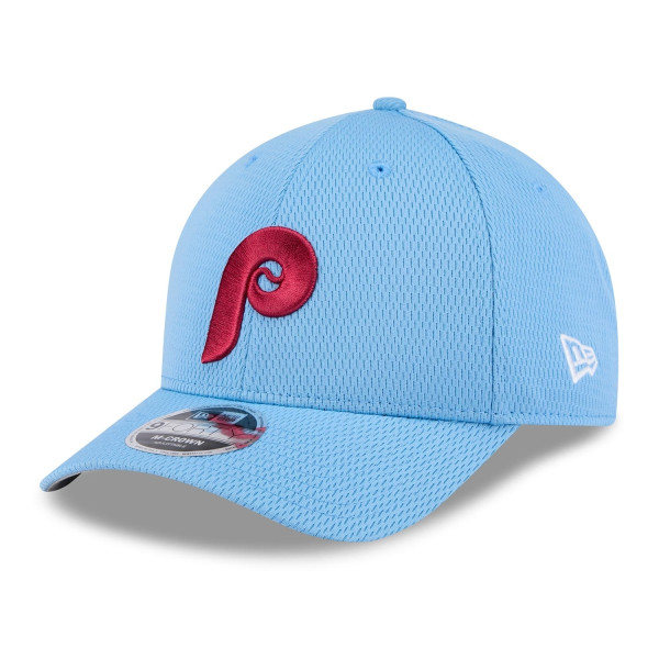 Philadelphia Phillies 2025 MLB Clubhouse Cooperstown 9FORTY M-Crown Snapback Cap Blue