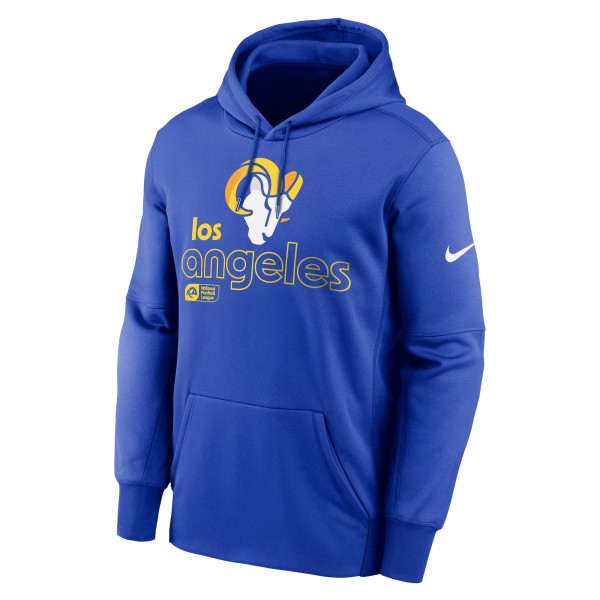 Los Angeles Rams Peformance Nike Therma-FIT NFL Hoodie Blue