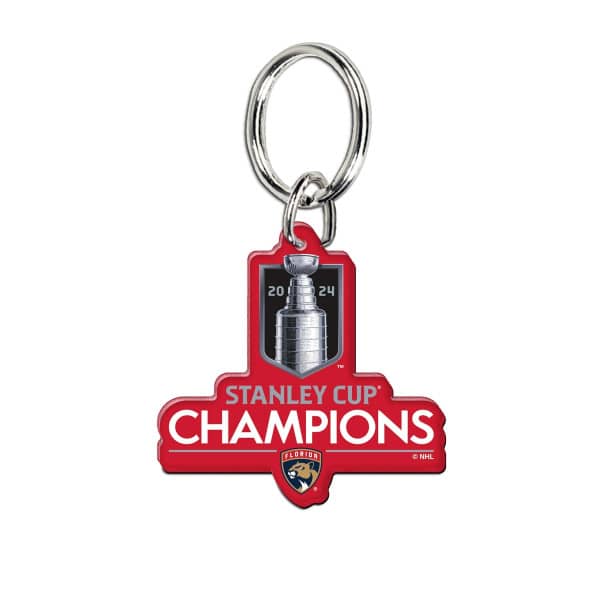 Florida Panthers 2024 Stanley Cup Champions Acrylic Key Ring
