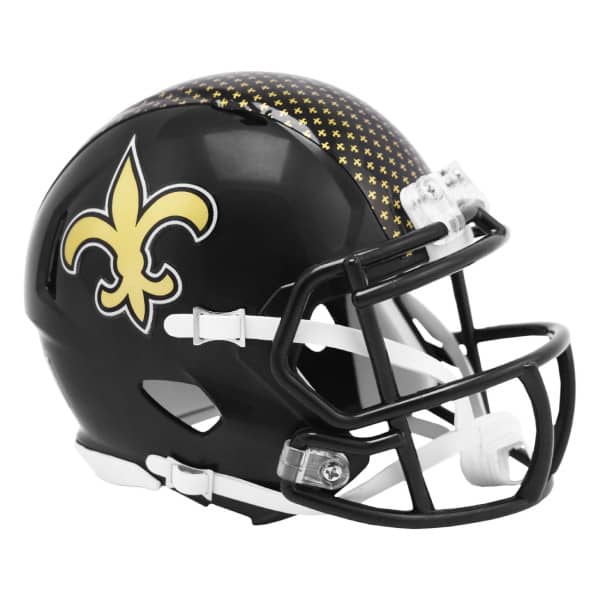 New Orleans Saints On Field Alternate NFL Speed Mini Helmet