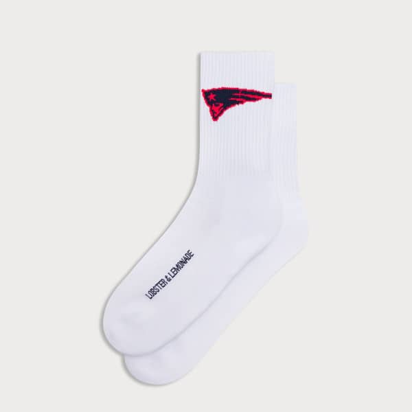 New England Patriots '90 Classics NFL Crew Socks Weiß