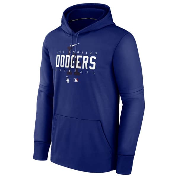 Los Angeles Dodgers 2023 MLB Authentic Pregame Nike Therma Hoodie