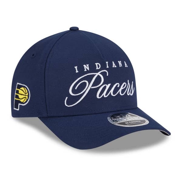 Indiana Pacers 2025 NBA Draft 9FORTY M-Crown A-Frame Snapback Cap Navy