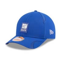 New York Giants 2025 NFL On-Field Sideline 9FORTY M-Crown Snapback Cap Blau