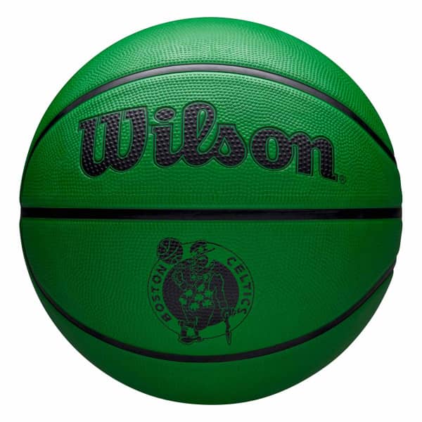 Boston Celtics Solid Wilson NBA Basketball Grün (Size 5)