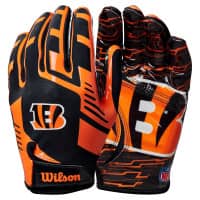 Cincinnati Bengals Wilson Stretch-Fit NFL Receivers Gloves