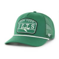 New York Jets Hone Rope '47 Historic Hitch RF Snapback Trucker NFL Cap Green