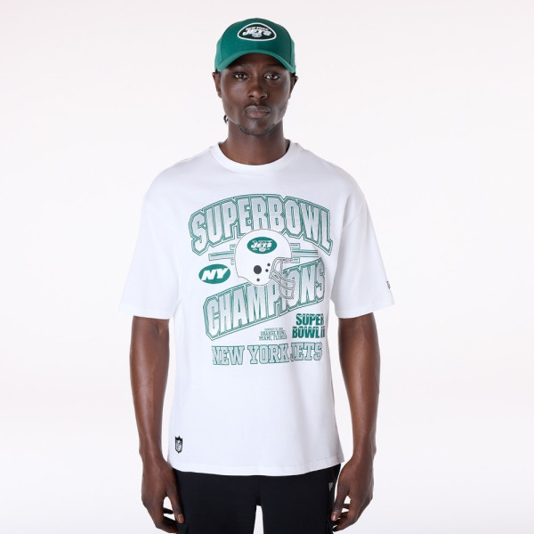 New York Jets Super Bowl III Champs Oversized NFL T-Shirt Black