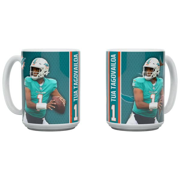 Tua Tagovailoa Miami Dolphins Jumbo Mug (450 ml)