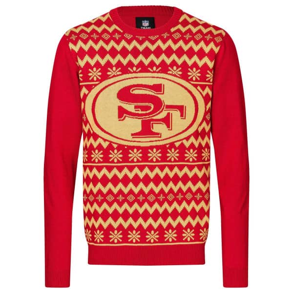 San Francisco 49ers NFL Big Logo Ugly Christmas Sweater