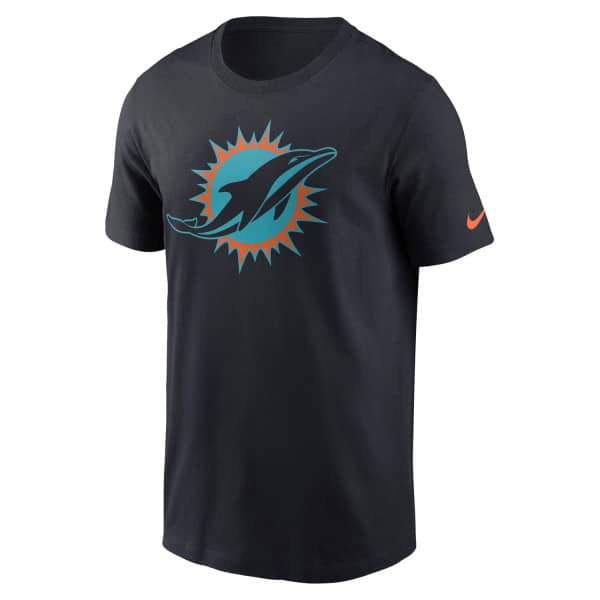Miami Dolphins 2025 Rivalries Essential NFL T-Shirt Black