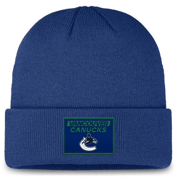 Vancouver Canucks 2024/25 NHL Authentic Pro Beanie Knit Hat Blue