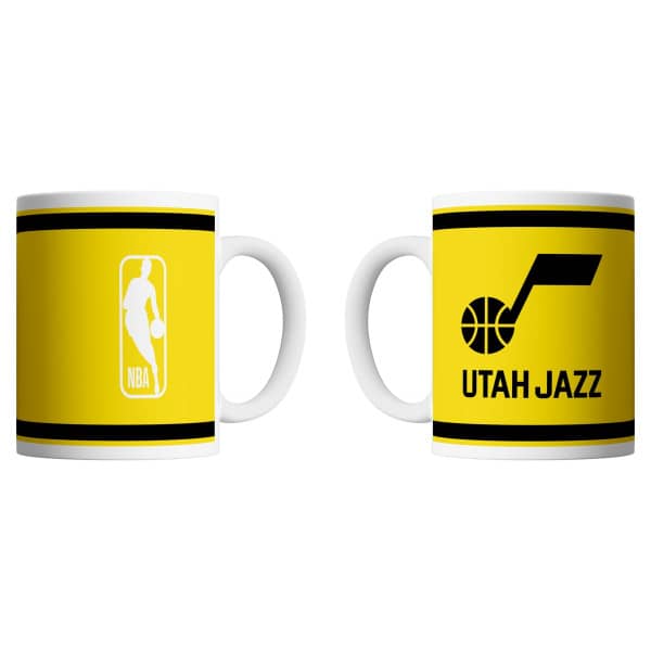 Utah Jazz Logo & Shield NBA Mug (330 ml)