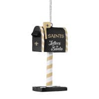 New Orleans Saints NFL Mailbox Christmas Ornament