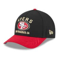 San Francisco 49ers 2025 NFL Draft 9FORTY M-Crown A-Frame Snapback Cap Schwarz